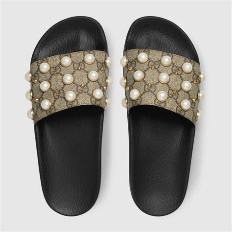 diamond studded gucci slides|Gucci slides clearance.